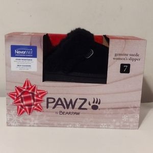 Pawz By Bearpaw Genuine Suede Women's Slippers Size 7